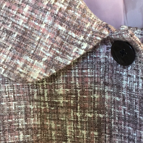 26W Avenue Pink Tweed. 🎀 Brand New Tweed Jacket, with Peter Pan Collar. - Picture 6 of 14